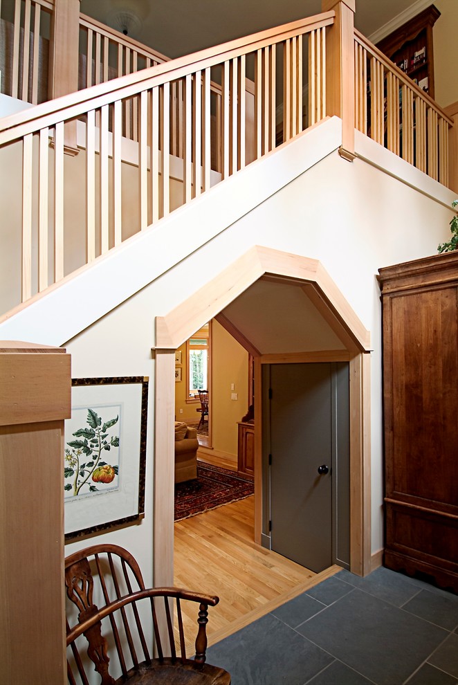 Inspiration for a traditional staircase in Seattle.