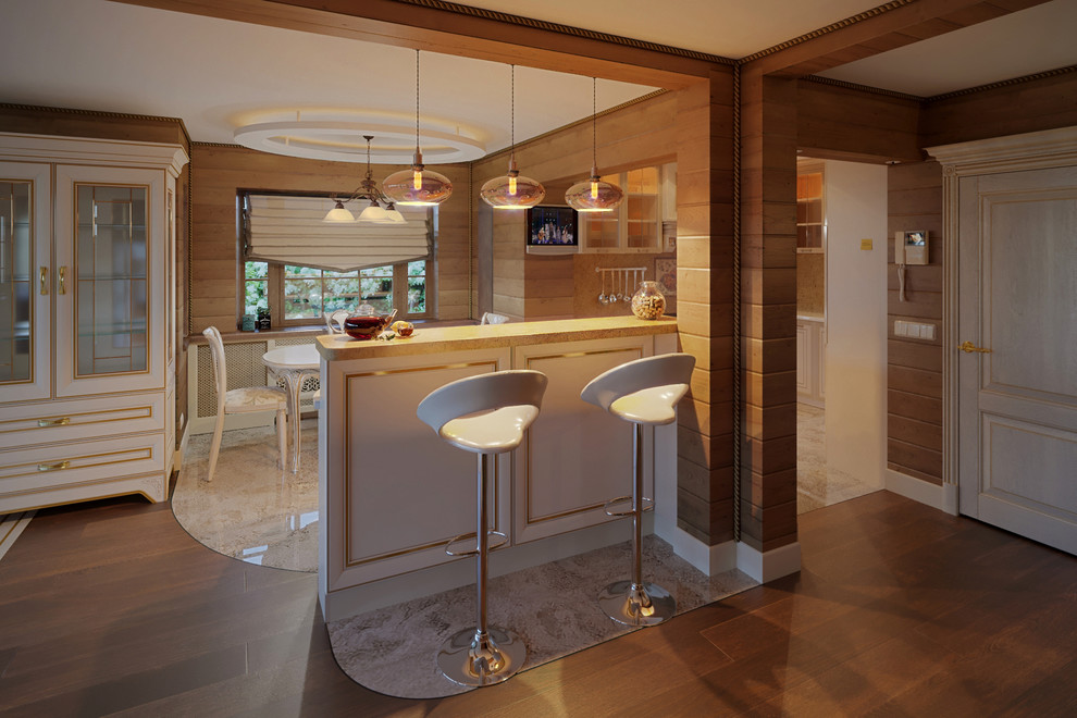 Барная стойка - остров с мойкой