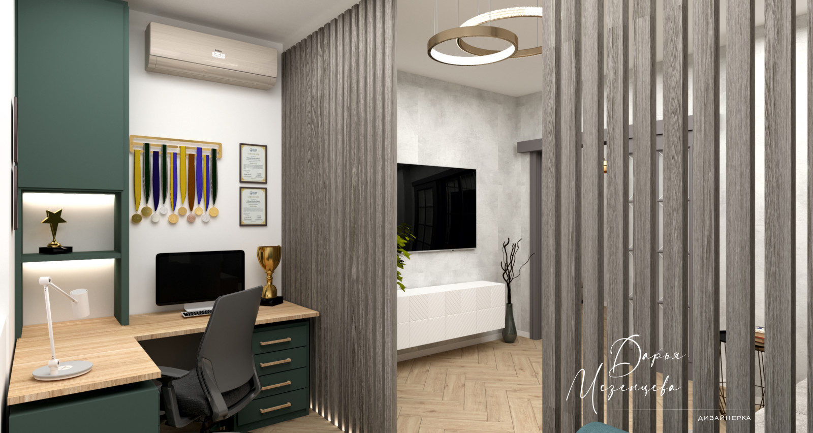 Однокомнатная квартира 42м