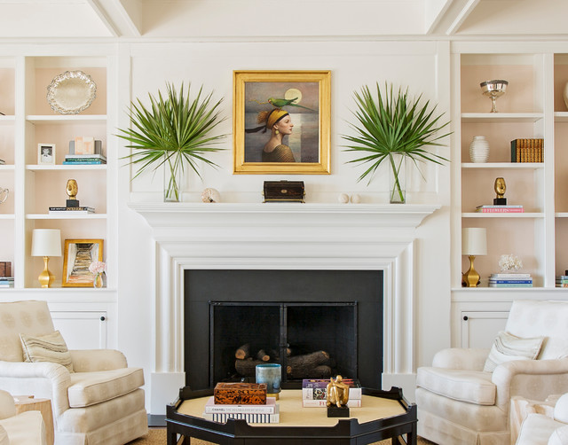 Sullivan's Island beach-style-living-room
