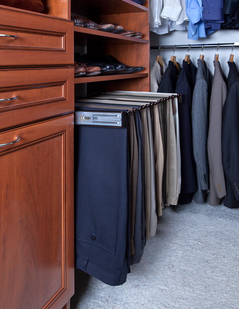 Traditional storage and wardrobe in Orange County.