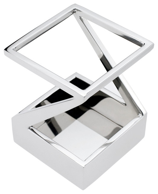 Pen And Pencil Holder Stainless Steel Mirror Polish Modern