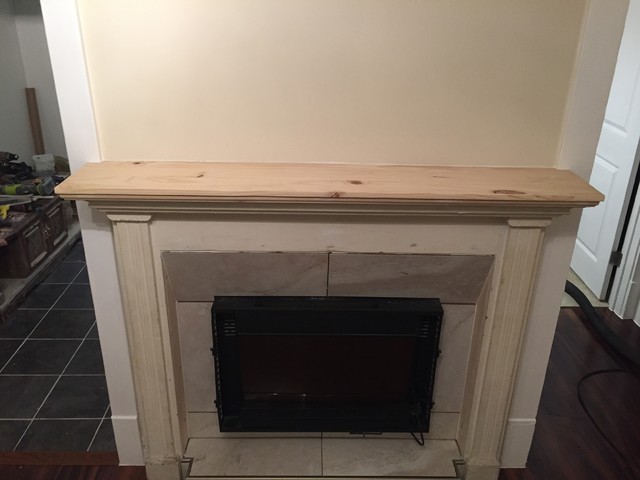 Fireplace Renovation nyklassisk-vardagsrum