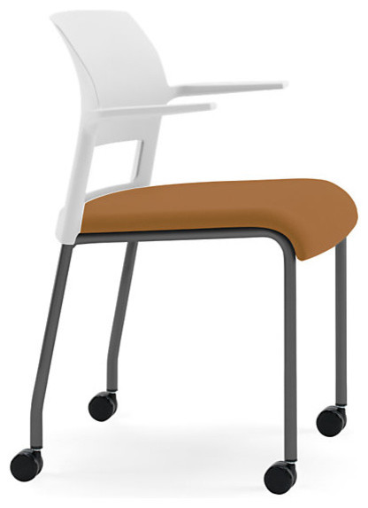 Steelcase Move Multi-Use Chair, Black Frame w/Arms & Casters