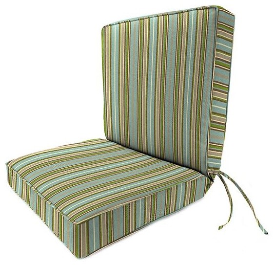Seat/Back Box-Edge Outdoor Chair Cushion