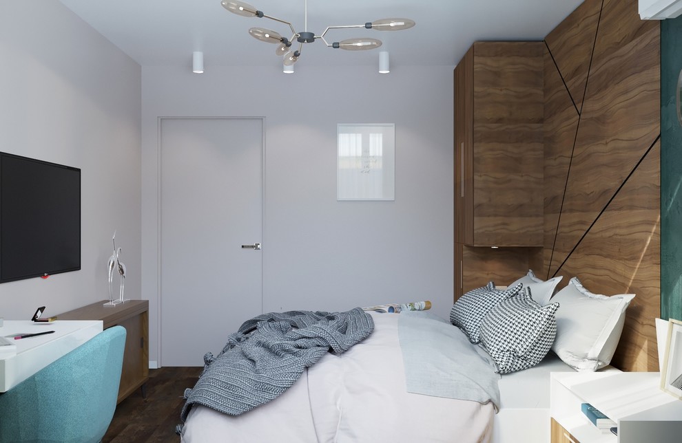 Дизайн - проект 2к. кв 74 м2 в ЖК "Парус" для молодой девушки