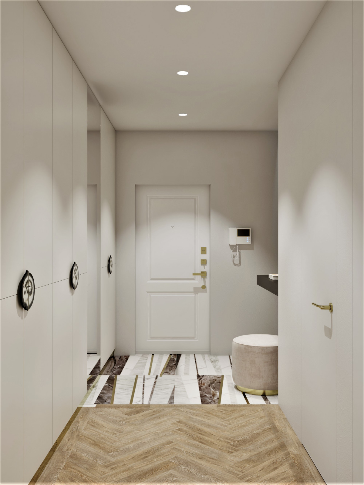 Двухкомнатная квартира площадью 66,3 м2 в ЖК Фестиваль Парк