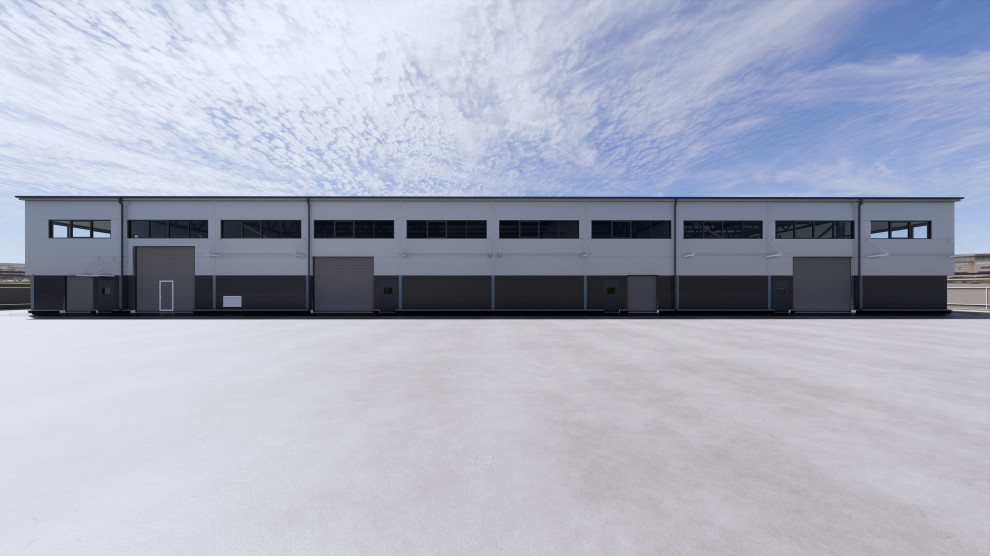 Крупное оконное производство со встроенной офисной частью