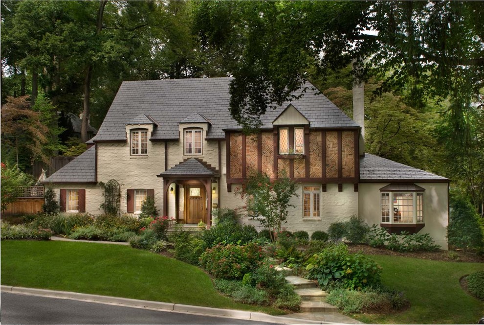 This is an example of a country two-storey exterior in DC Metro.