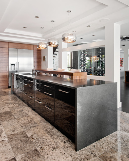 Open To The View contemporary-kitchen