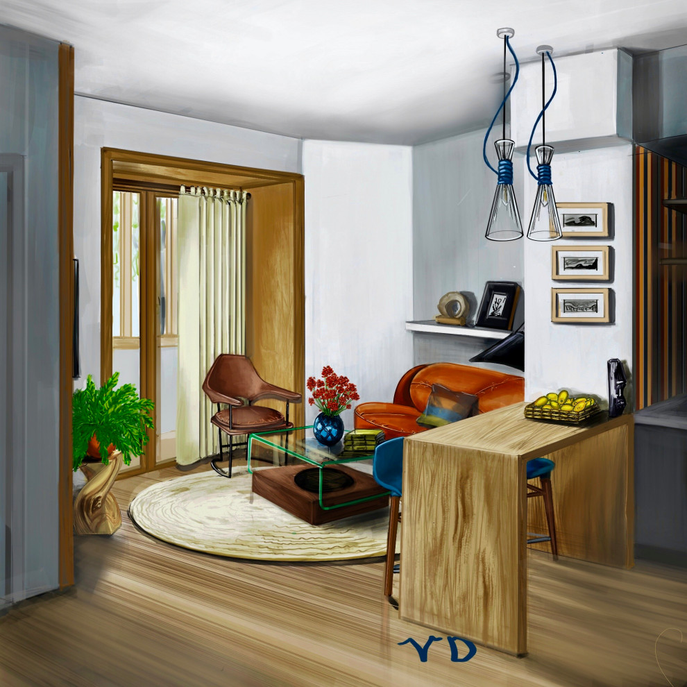 Квартира с открытой планировкой