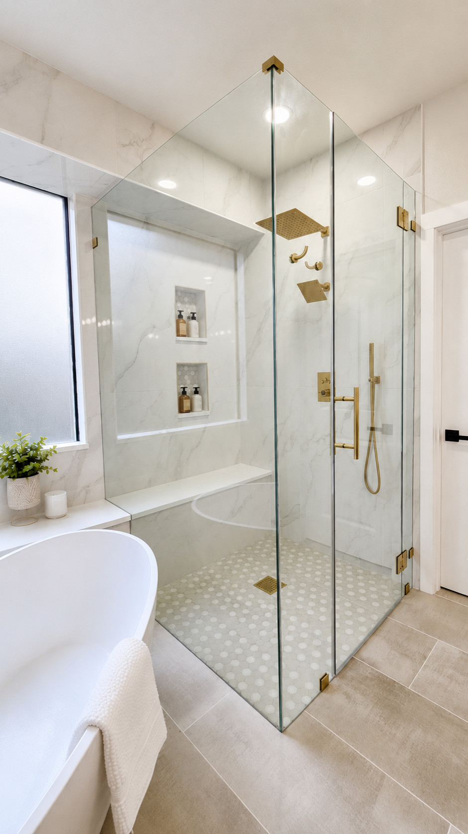 Frisco TX - Raschell Full Master Bathroom Remodeling