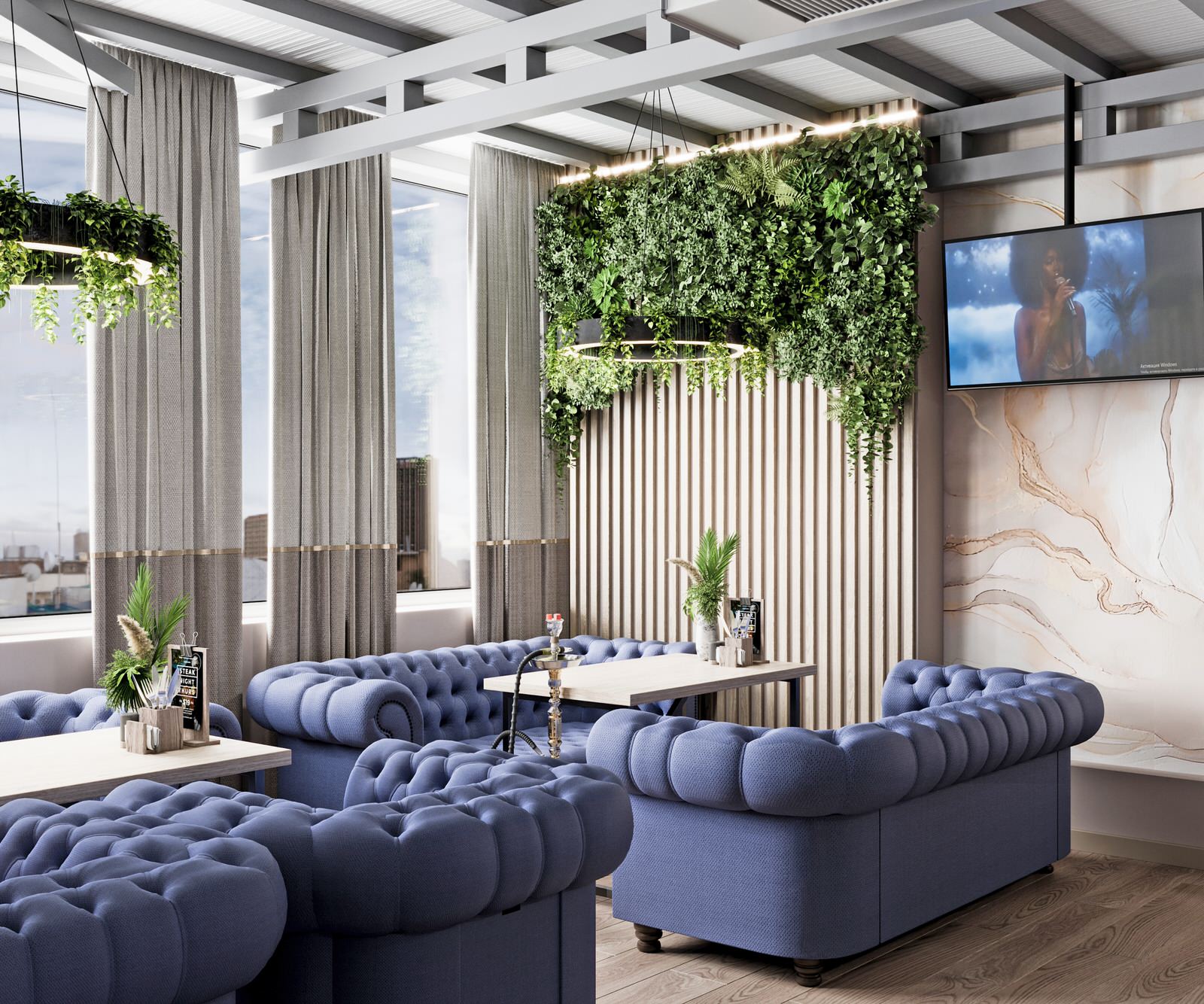 Реконструкция кальянной в Москве