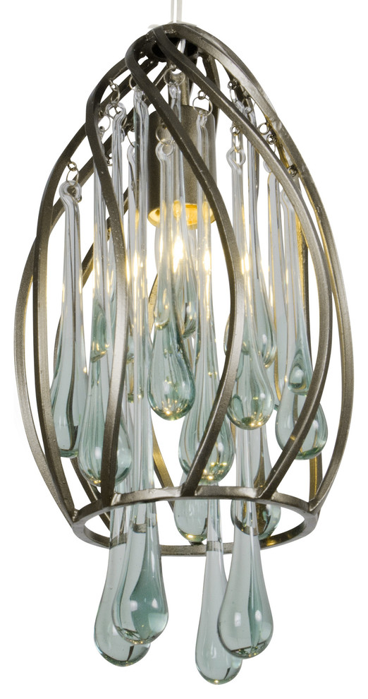 Area 51 1-Light Mini Pendant - Transitional - Pendant Lighting - by