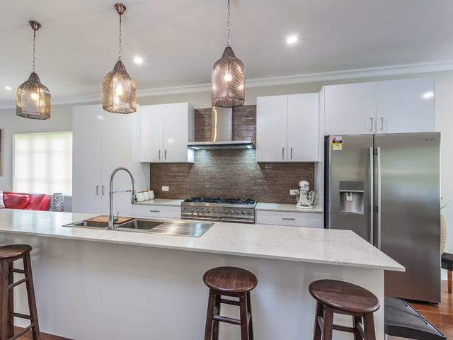 Ramsay Street, Kedron modern-kitchen