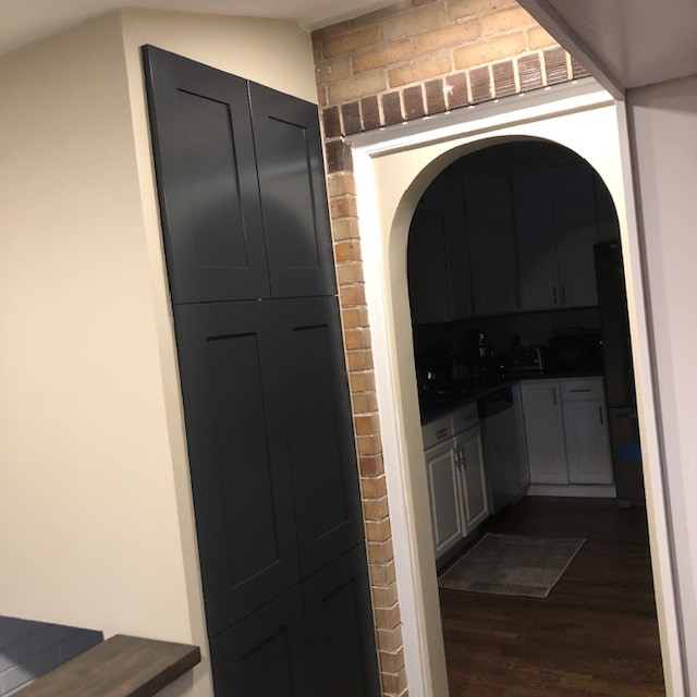 Custom Arch Doorway & Mud Room