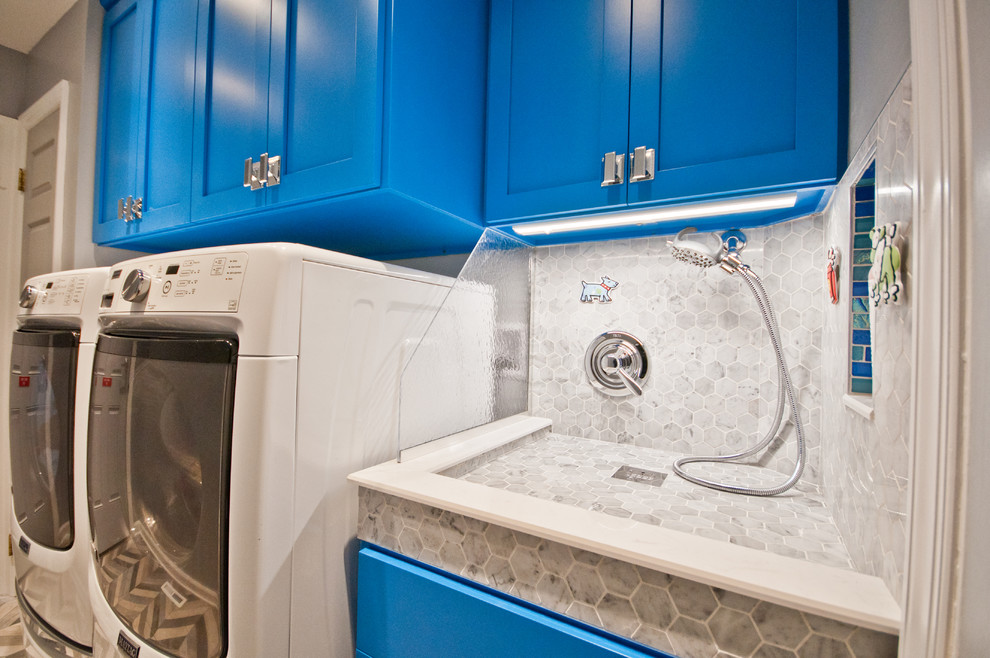 Laundry room - traditional laundry room idea in Other