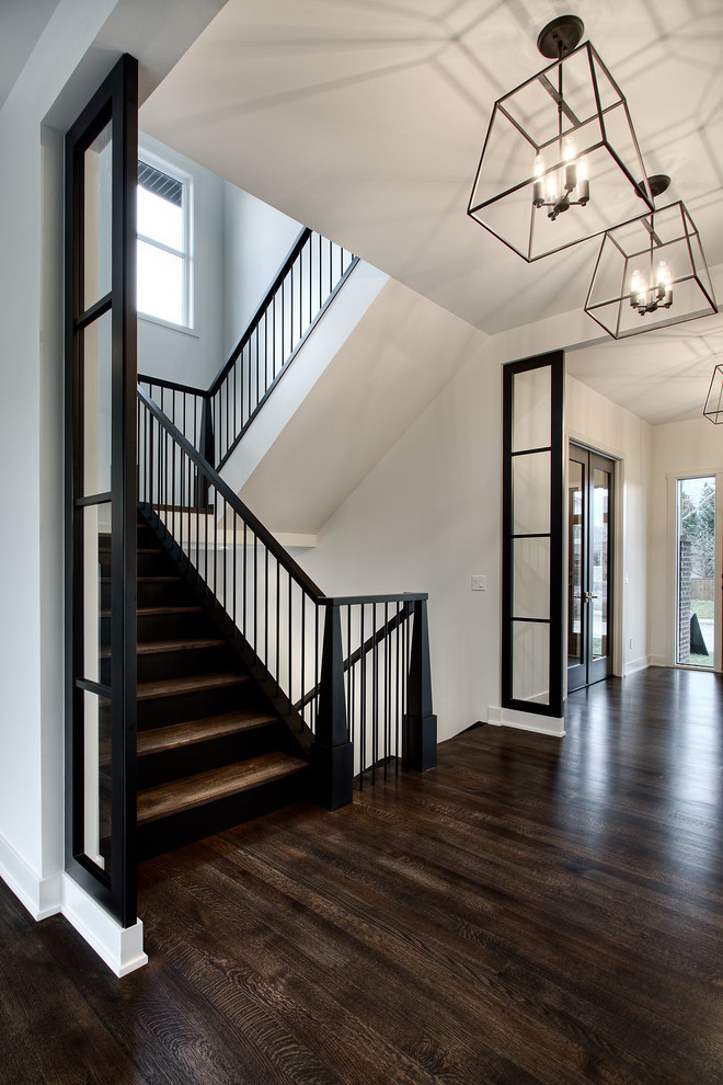 Staircase - transitional staircase idea in Calgary