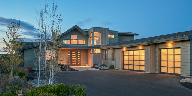 Exterior modern-haeuser