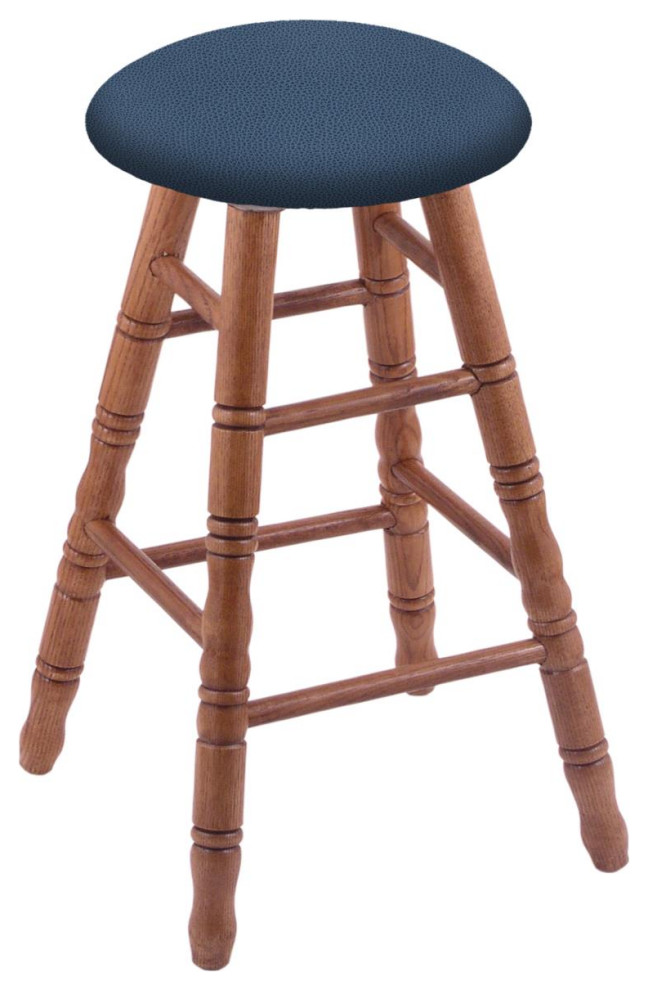 Holland Bar Stool XL Oak Round Cushion 30" Swivel Bar Stool With Medium
