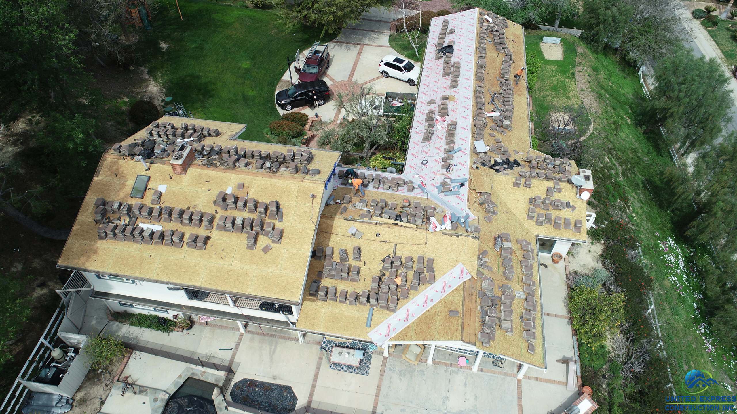 Roofing installation in Bell canyon