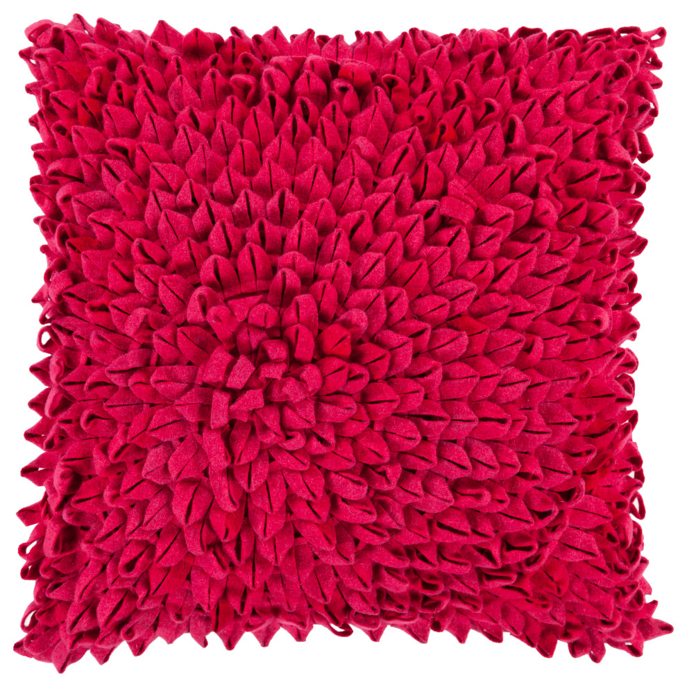 Surya Dahlia DA003 20"x20" Pillow Cover, Contemporary