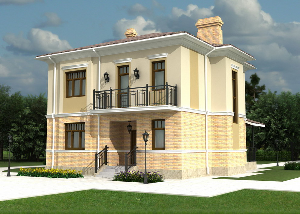 Коттедж в Неоклассическом стиле (2)