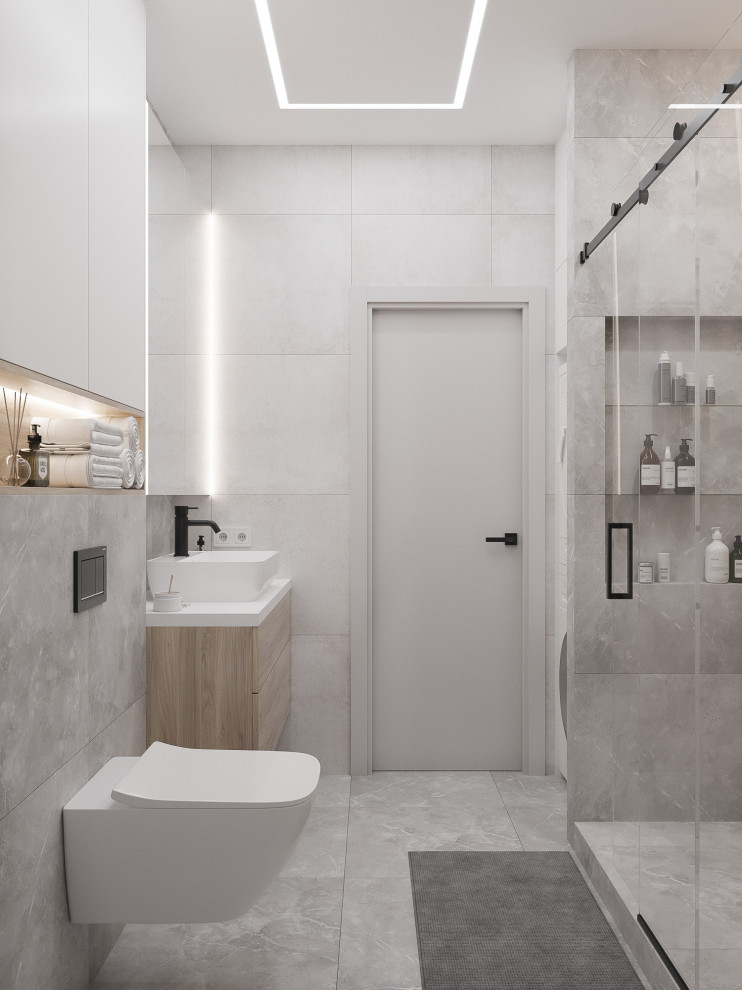 Интерьер квартиры-студии в ЖК Первый квартал