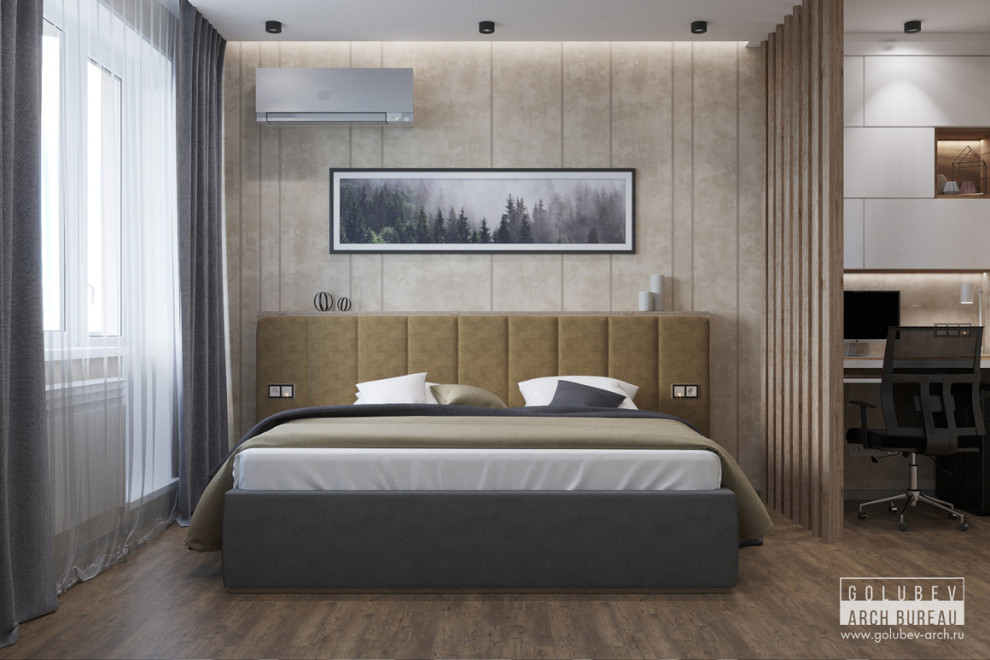 Дизайн интерьера с панорамным видом, г. Красноярск, 100 м2