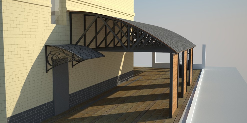 Дом_Навес для авто