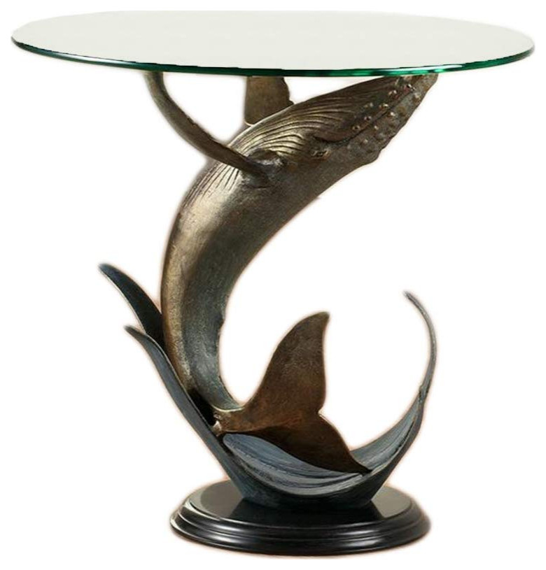 Whale End Table Beach Style Side Tables And End Tables by Uber