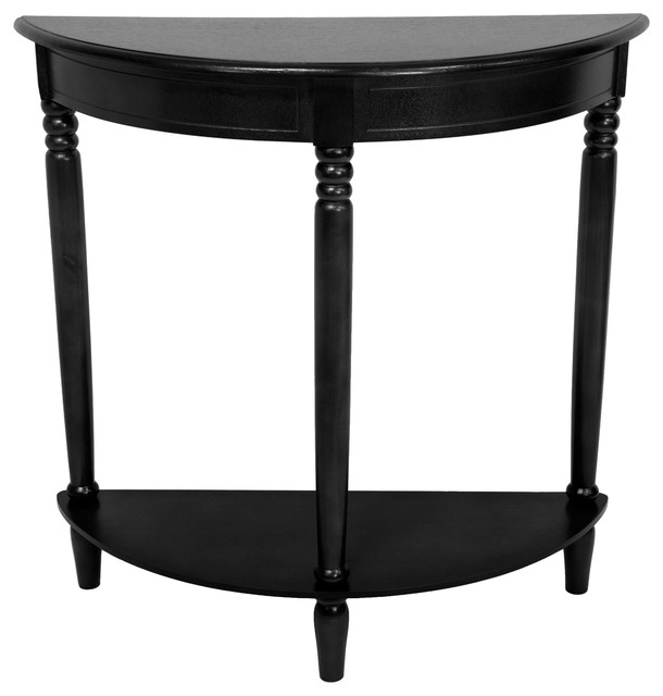 Black Rounded Console 31