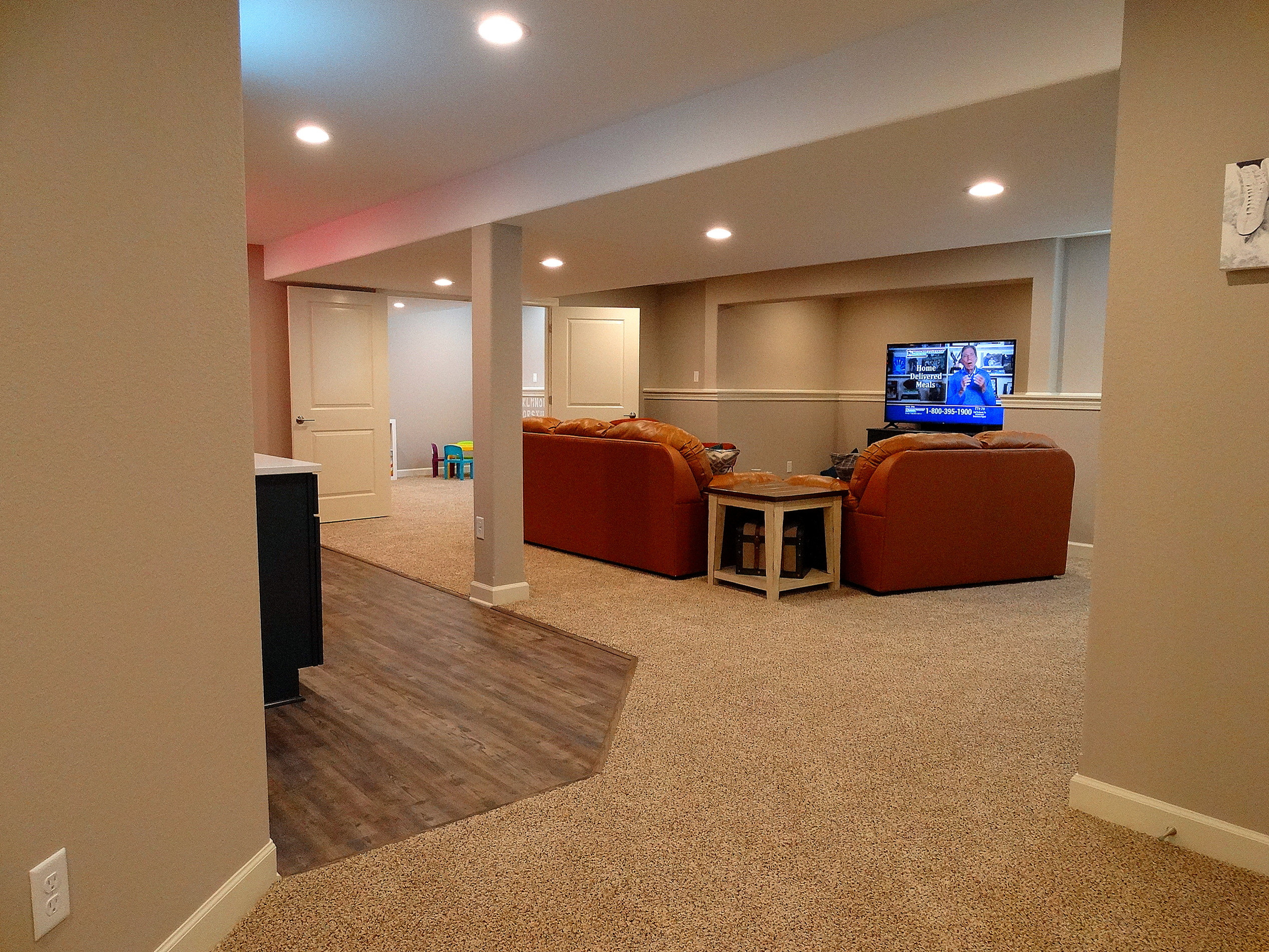 Lower Level Remodel in Lannon, WI