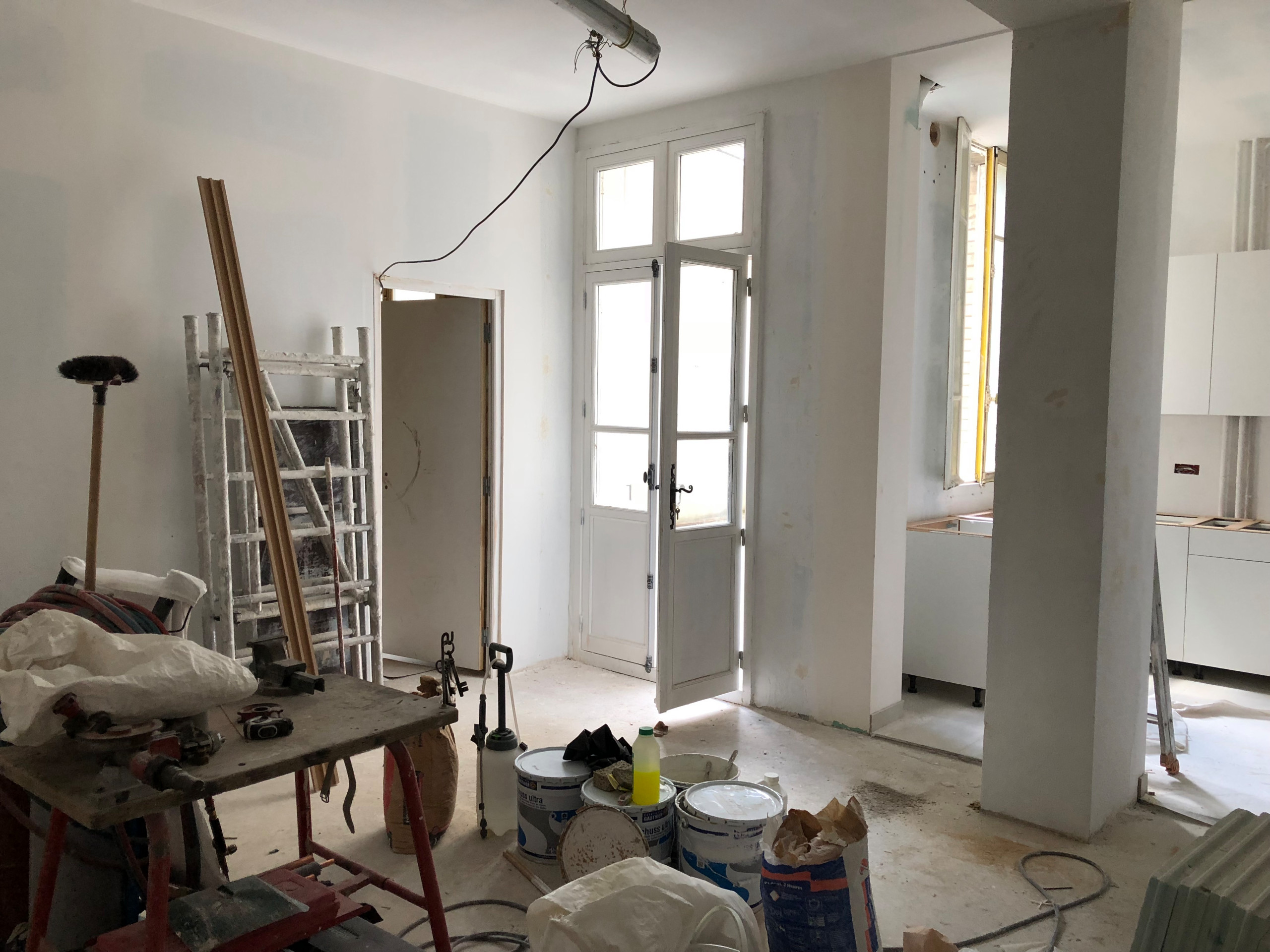 Création d'un 3 pièces à Paris