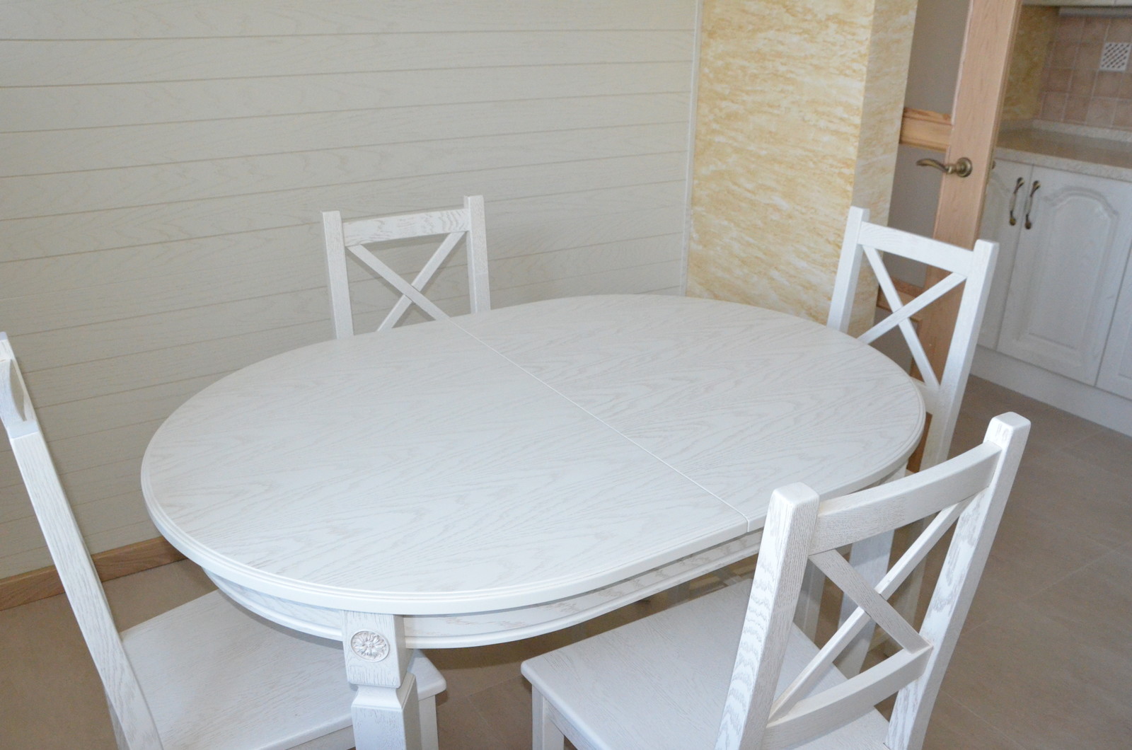 Кухня из массива дуба "Альфа" классика