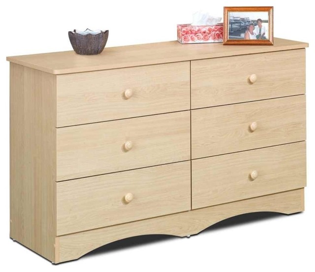 Eco Friendly 6 Drawer Double Dresser Dressers By Shopladder
