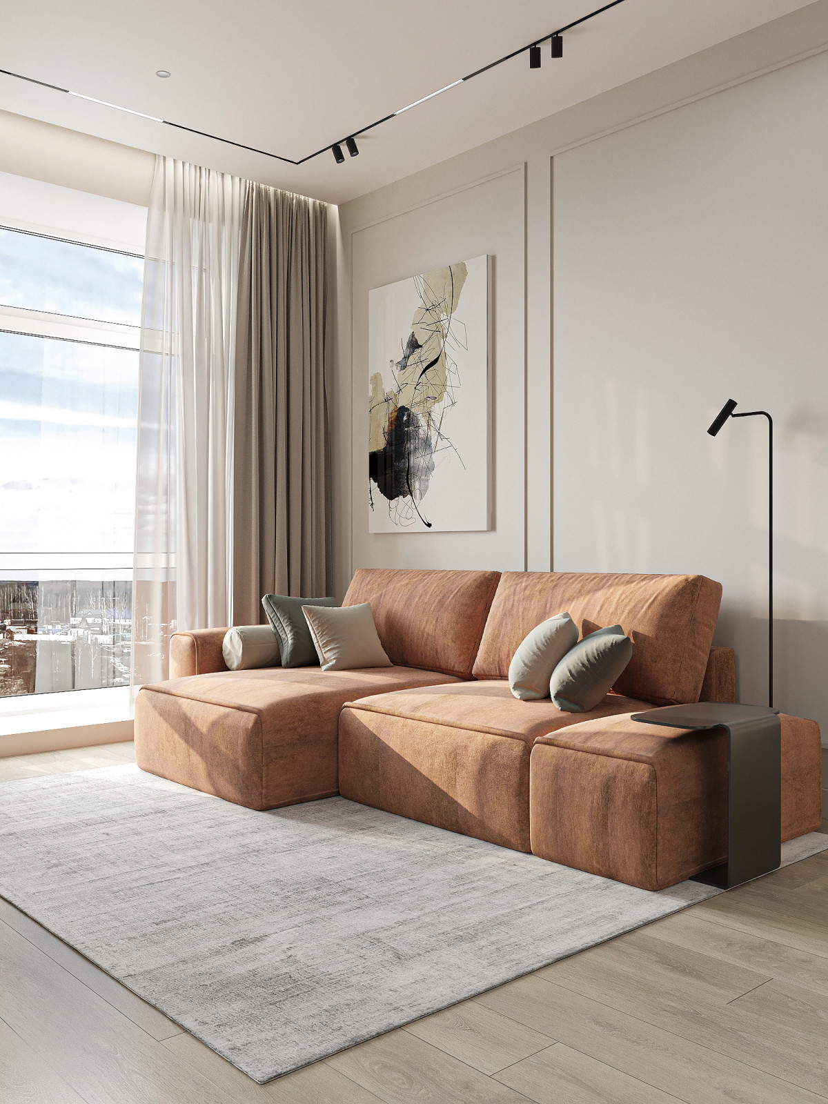 Левобережный _гостиная