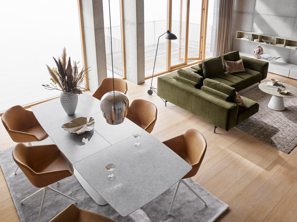 This is an example of a scandinavian dining room in Sydney.