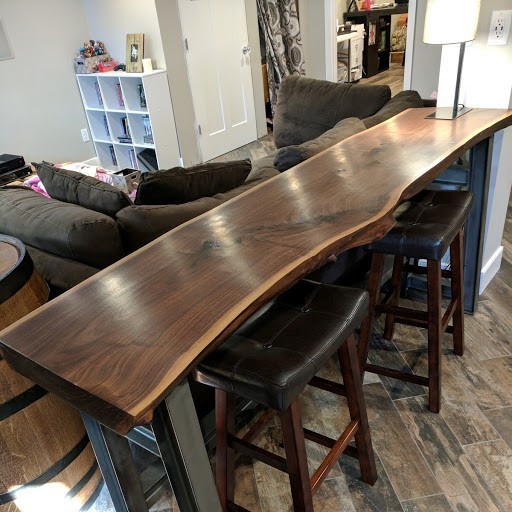 Walnut Bar Top