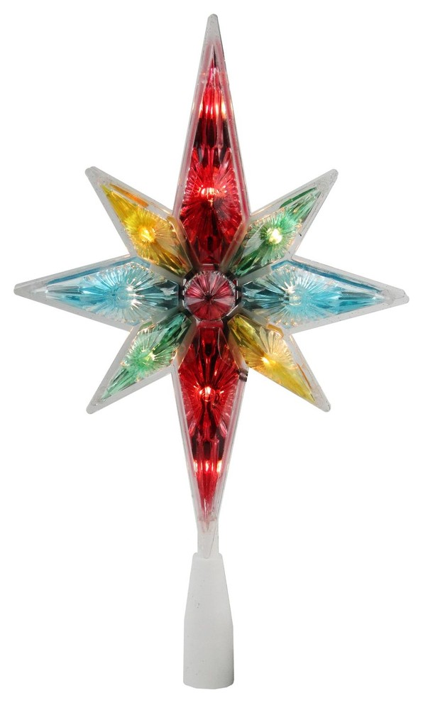 Multi-Color Star of Bethlehem Christmas Tree Topper - Contemporary ...