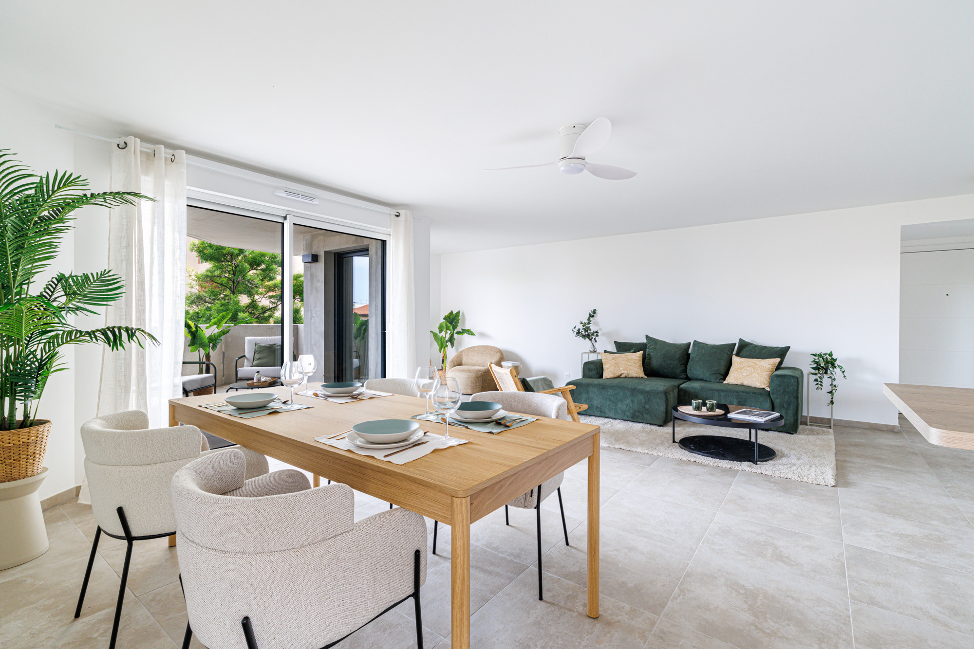 Home staging, L'Echappée mer, Cagnes sur mer