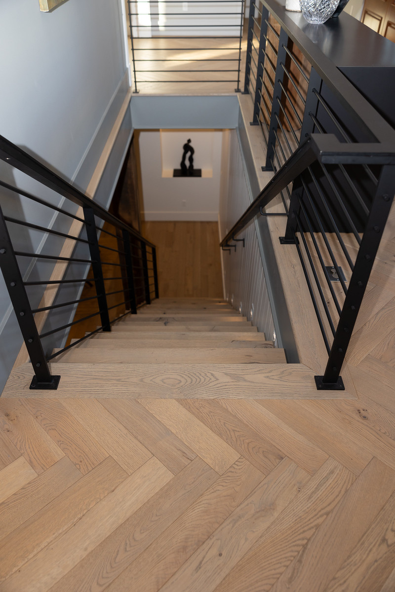 Floors, Beams, & Stairs with Steel Accents