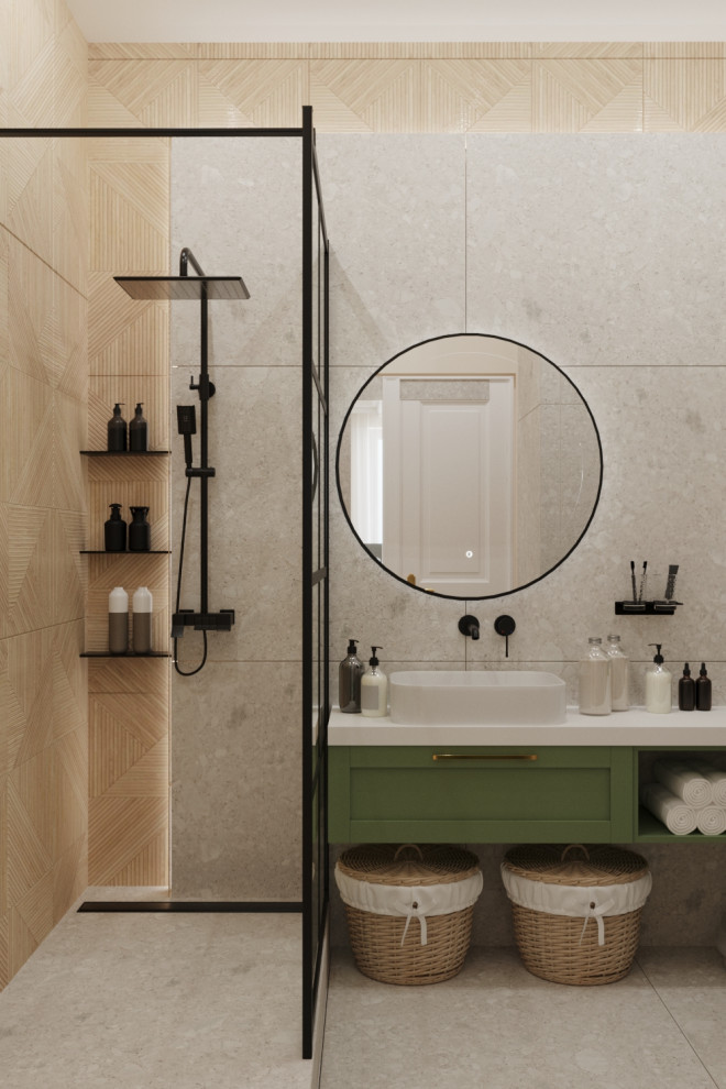 Яркий интерьер квартиры в стиле сканди