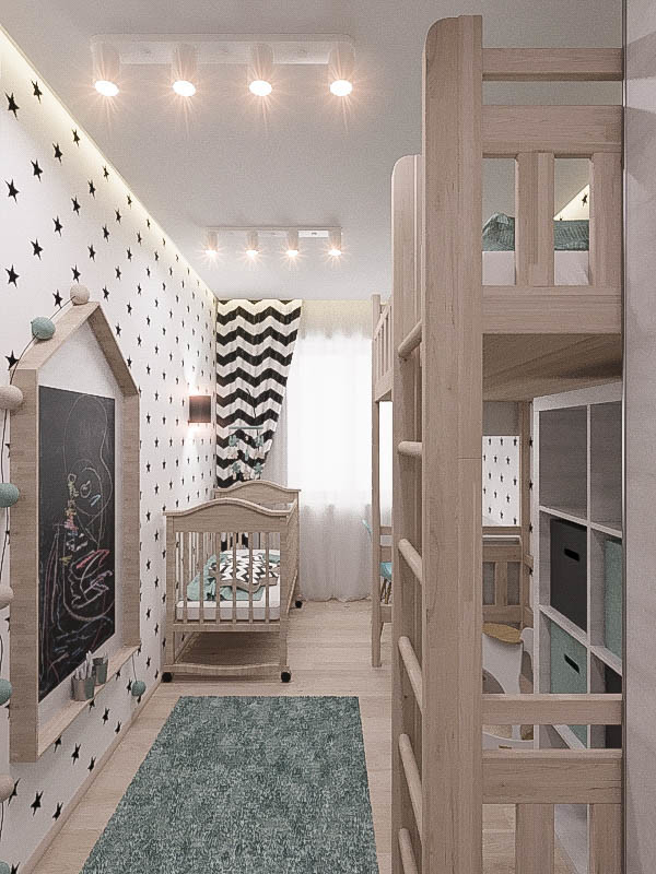 Небольшая детская комната, 11 кв.м.