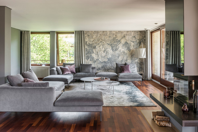 Wohnung im Reemtsma Park contemporary-vardagsrum