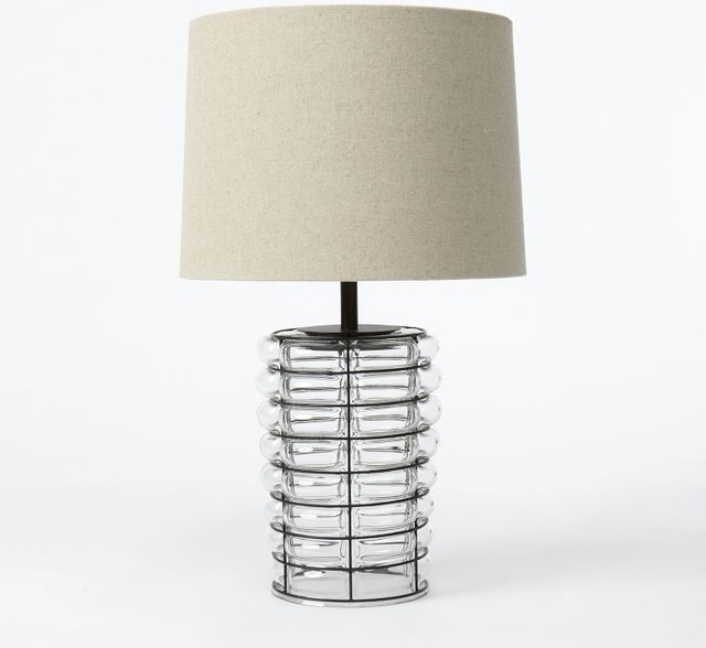 Linear Blown Glass Table Lamp