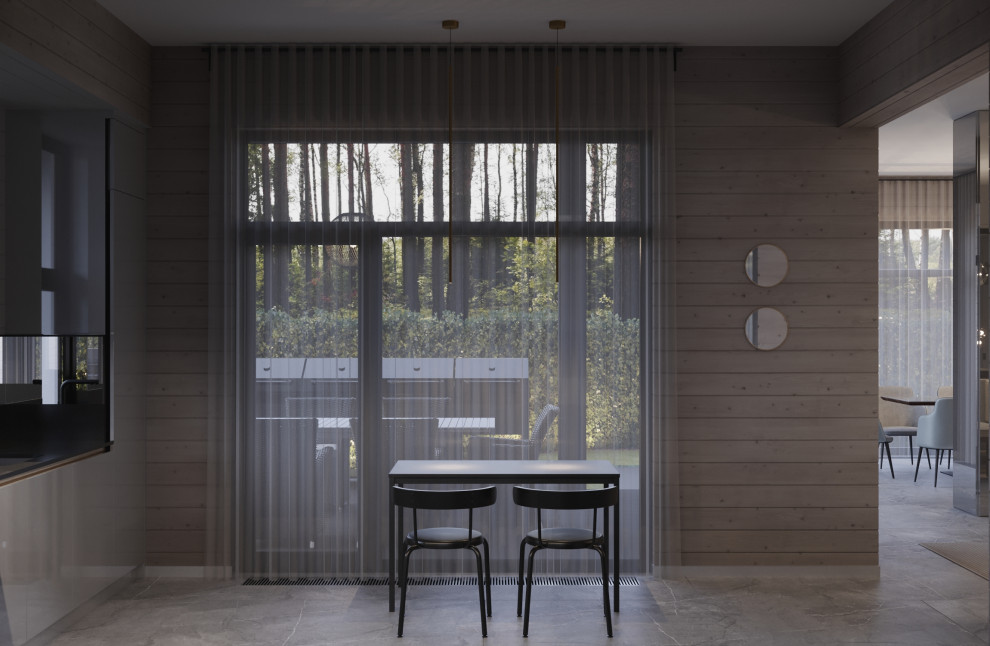 Кухня в проекте загородного дома