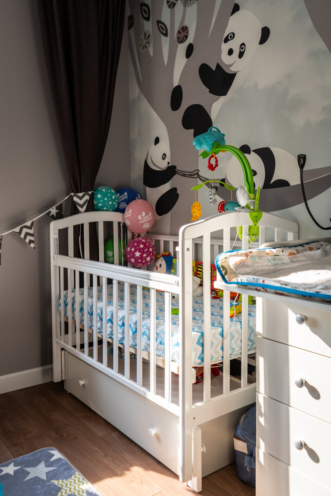 Дизайн интерьера детской для квартиры в ЖК Русский Авангард