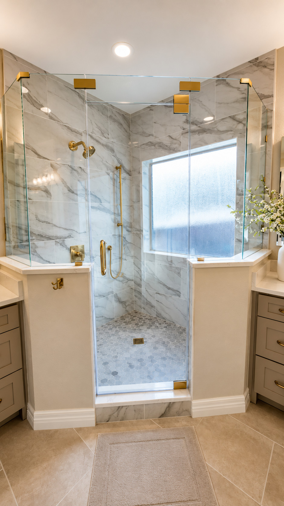 McKinney TX - Tub to Walk-in Shower Conversion