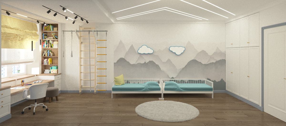 Квартира в стиле неоклассика